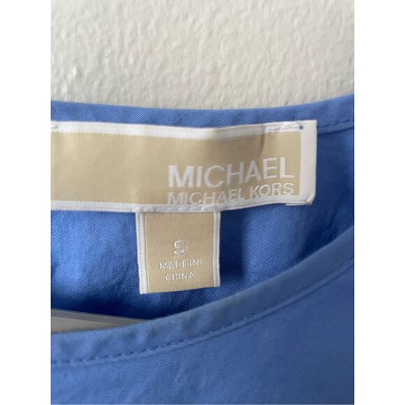 Michael Kors Small Light Blue Knee Length Tank Top Dress - Picture 2 of 3